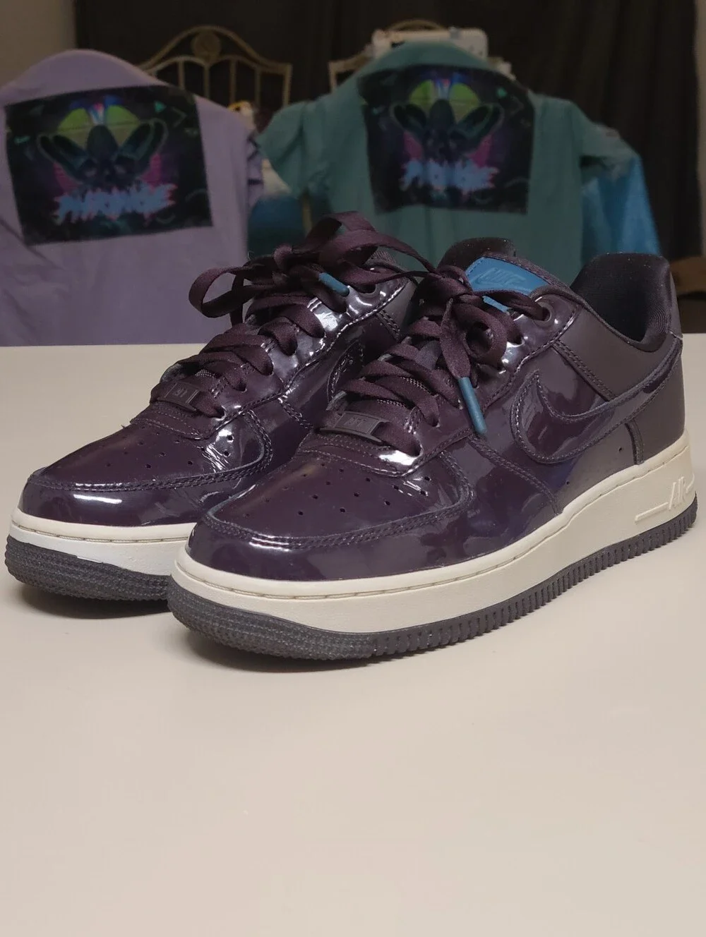 Nike X Ruby Rose Air Force 1 07 SE Premium port wine low top sneakers size 7.5